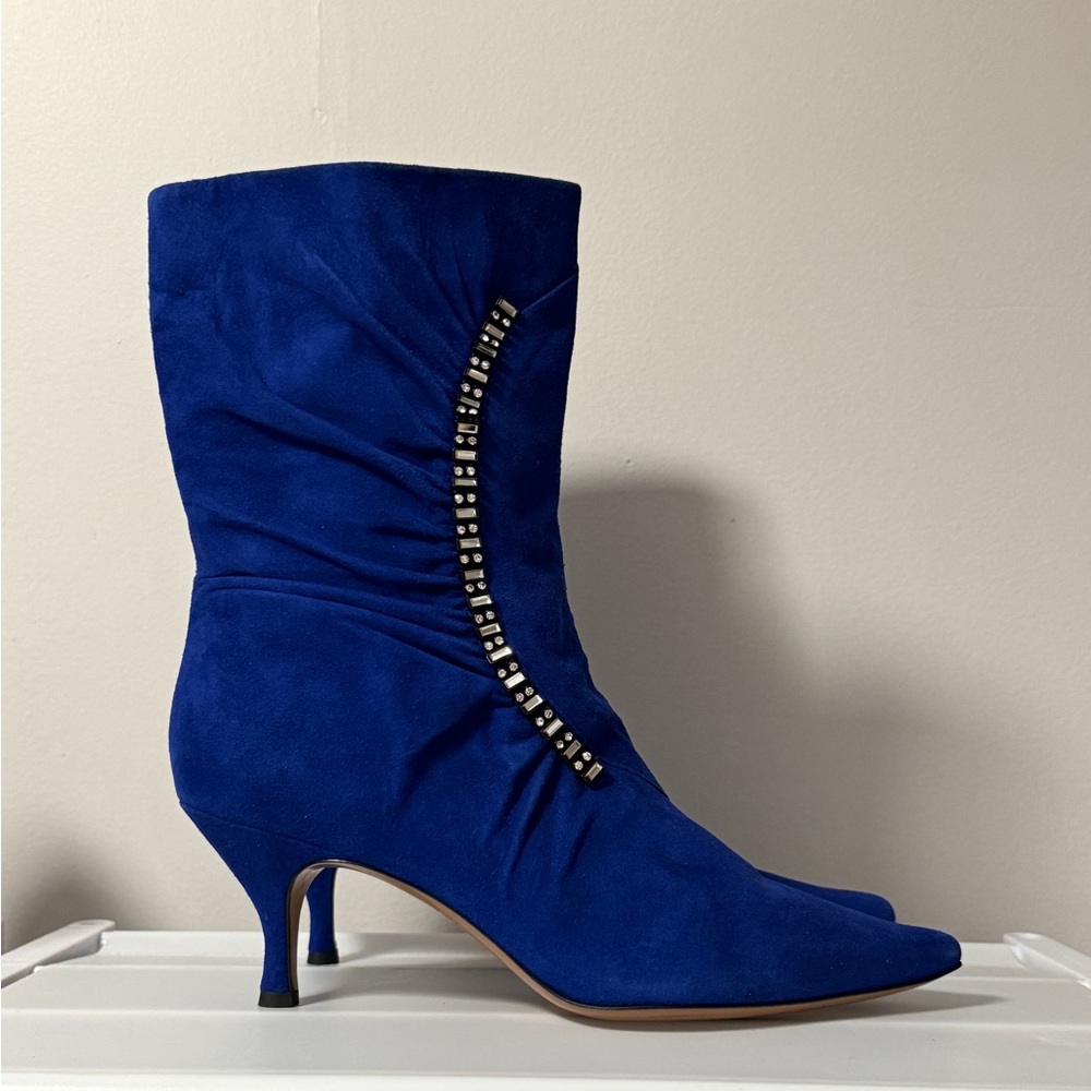 Marc Jacobs blue suede boots size 39